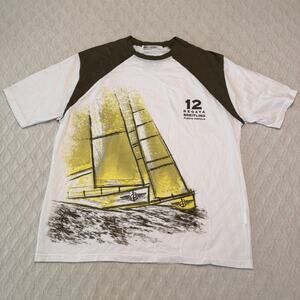 vintage Breitling Regata Puerto Portals sailing event t-shirt T-Shirt Size XL